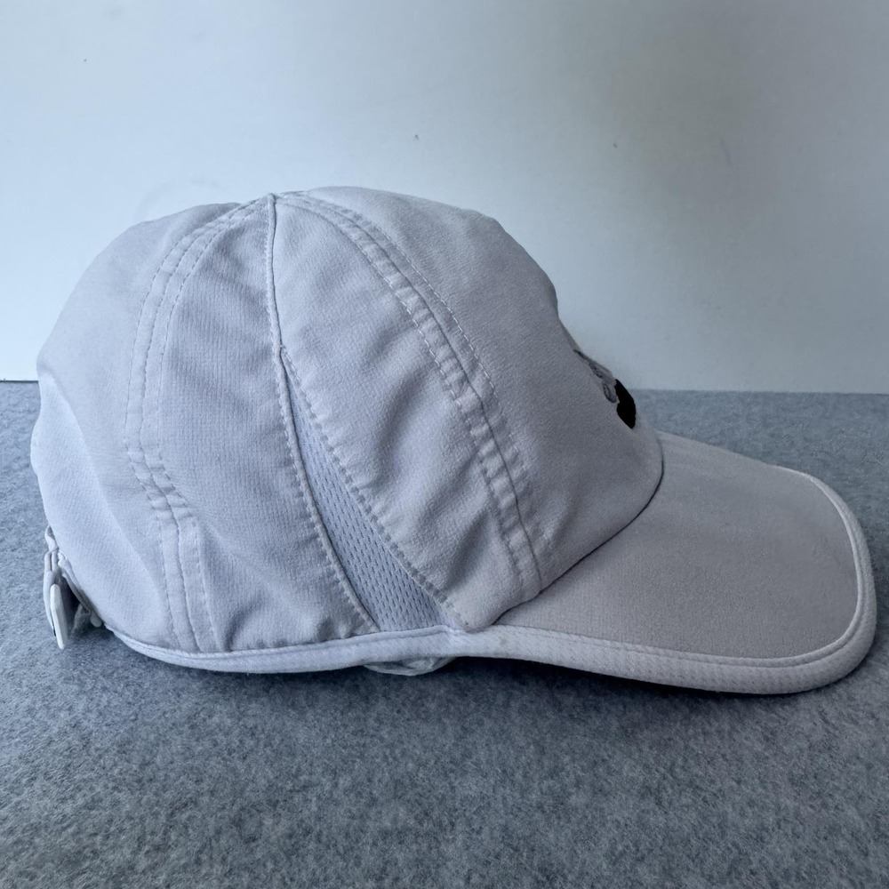 Adidas Hat Cap Strap Back White Logo One Size Fits All Mens Twill Performance - Picture 6 of 10